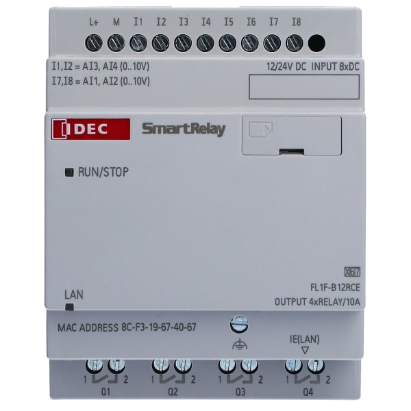 FL1F-B12RCA - FL1F SMARTRELAY | IDEC USA