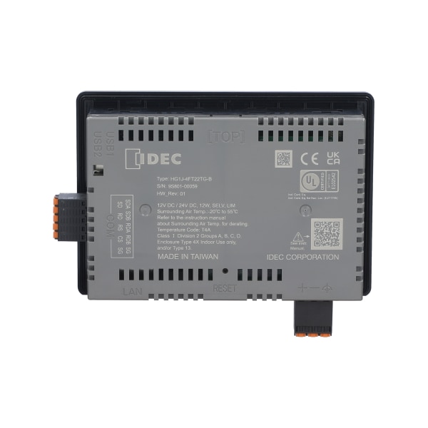HG1J-4FT22TG-B - HG1J 4.3IN PCAP HMI: COMPACT AND DURABLE