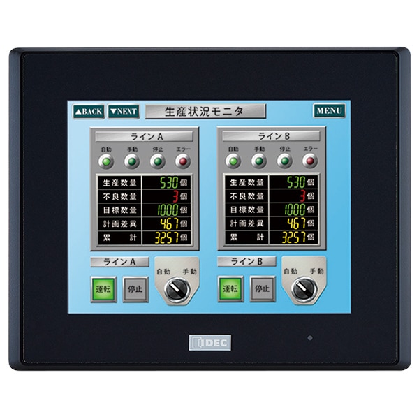 IDEC プログラマブル表示機　HG２G HG2G-V5FT22TF-B - HG2G-V形プログラマブル表示器 ハイパフォーマンス