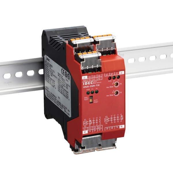 HR2S-332N-T075/T15/T30形安全リレーモジュール | IDEC Japan