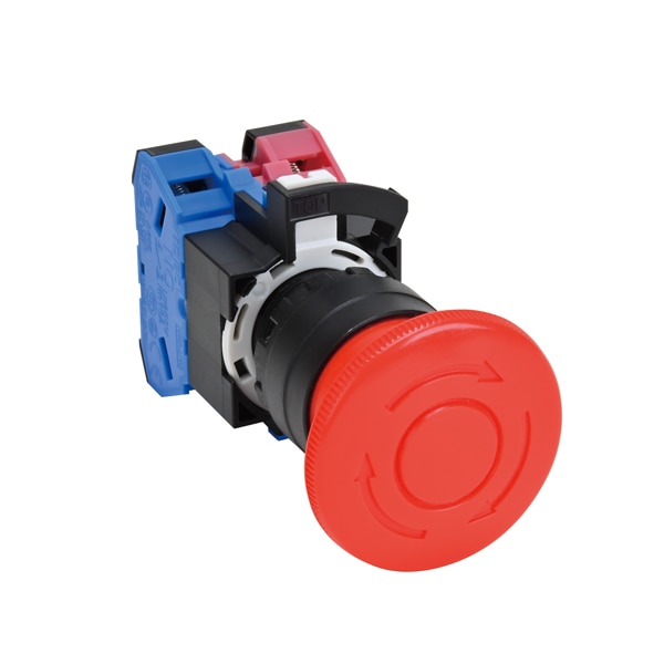 HW1B-V403R - Φ22 HW シリーズ 非常停止用押ボタンスイッチ（ねじ端子