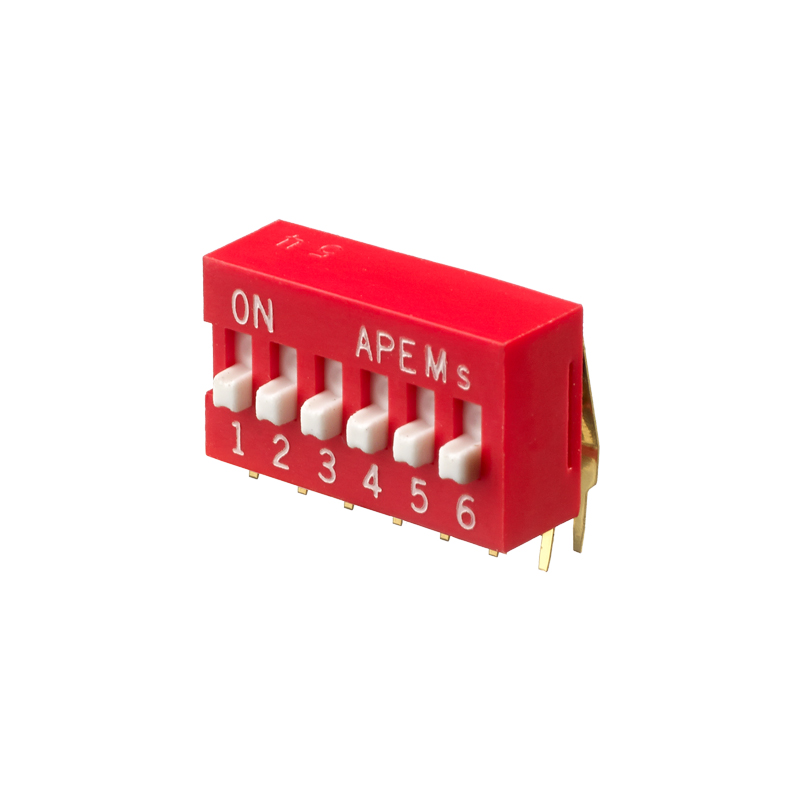 Omron A6E-0104-N Interrupteur DIP Nombre de pôles 10 THT 1 pc(s) Bag